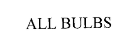 ALL BULBS trademark