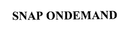 SNAP ONDEMAND trademark