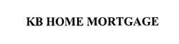 KB HOME MORTGAGE trademark