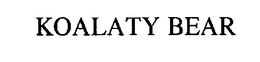 KOALATY BEAR trademark