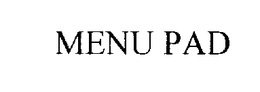 MENU PAD trademark