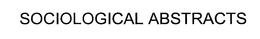 SOCIOLOGICAL ABSTRACTS trademark