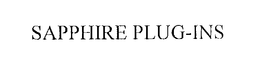 SAPPHIRE PLUG-INS trademark