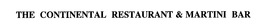 THE CONTINENTAL RESTAURANT & MARTINI BAR trademark