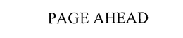 PAGE AHEAD trademark