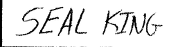 SEAL KING trademark