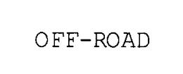 OFF-ROAD trademark