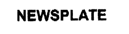 NEWSPLATE trademark