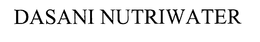 DASANI NUTRIWATER trademark