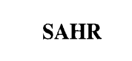 SAHR trademark