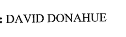 DAVID DONAHUE trademark