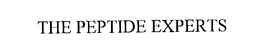 THE PEPTIDE EXPERTS trademark