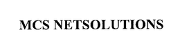 MCS NETSOLUTIONS trademark