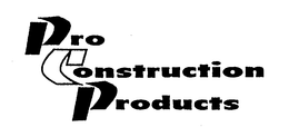 PRO CONSTRUCTION PRODUCTS trademark