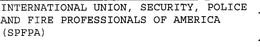 INTERNATIONAL UNION, SECURITY, POLICE AND FIRE PROFESSIONALS OF AMERICA (SPFPA) trademark