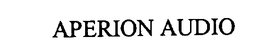 APERION AUDIO trademark