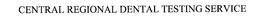 CENTRAL REGIONAL DENTAL TESTING SERVICE trademark