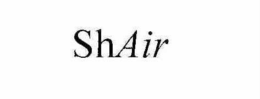 SHAIR trademark