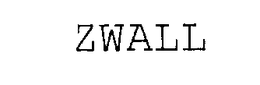ZWALL trademark