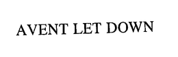 AVENT LET DOWN trademark
