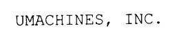 UMACHINES, INC. trademark