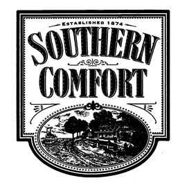 SOUTHERN COMFORT ESTABLISHED 1874 trademark