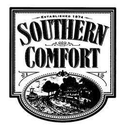 SOUTHERN COMFORT ESTABLISHED 1874 trademark