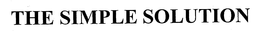 THE SIMPLE SOLUTION trademark