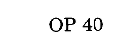 OP40 trademark