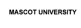 MASCOT UNIVERSITY trademark