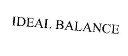 IDEAL BALANCE trademark