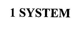 1 SYSTEM trademark