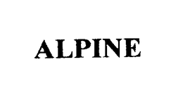 ALPINE trademark