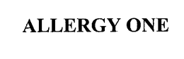 ALLERGY ONE trademark