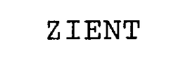 ZIENT trademark