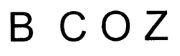B C O Z trademark