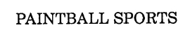 PAINTBALL SPORTS trademark