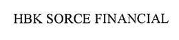 HBK SORCE FINANCIAL trademark