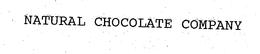 NATURAL CHOCOLATE COMPANY trademark