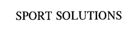 SPORT SOLUTIONS trademark