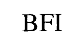 BFI trademark