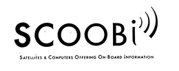 SCOOBI SATELLITES & COMPUTERS OFFERING ON-BOARD INFORMATION trademark
