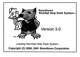 BOARDTOWN WOMBAT HELP DESK SYSTEM VERSION 3.0 trademark