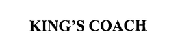 KING'S COACH trademark