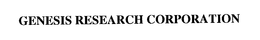 GENESIS RESEARCH CORPORATION trademark