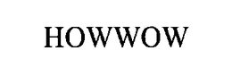 HOWWOW trademark