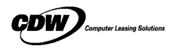 CDW COMPUTER LEASING SOLUTIONS trademark