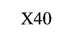 X40 trademark