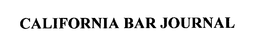 CALIFORNIA BAR JOURNAL trademark