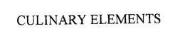 CULINARY ELEMENTS trademark